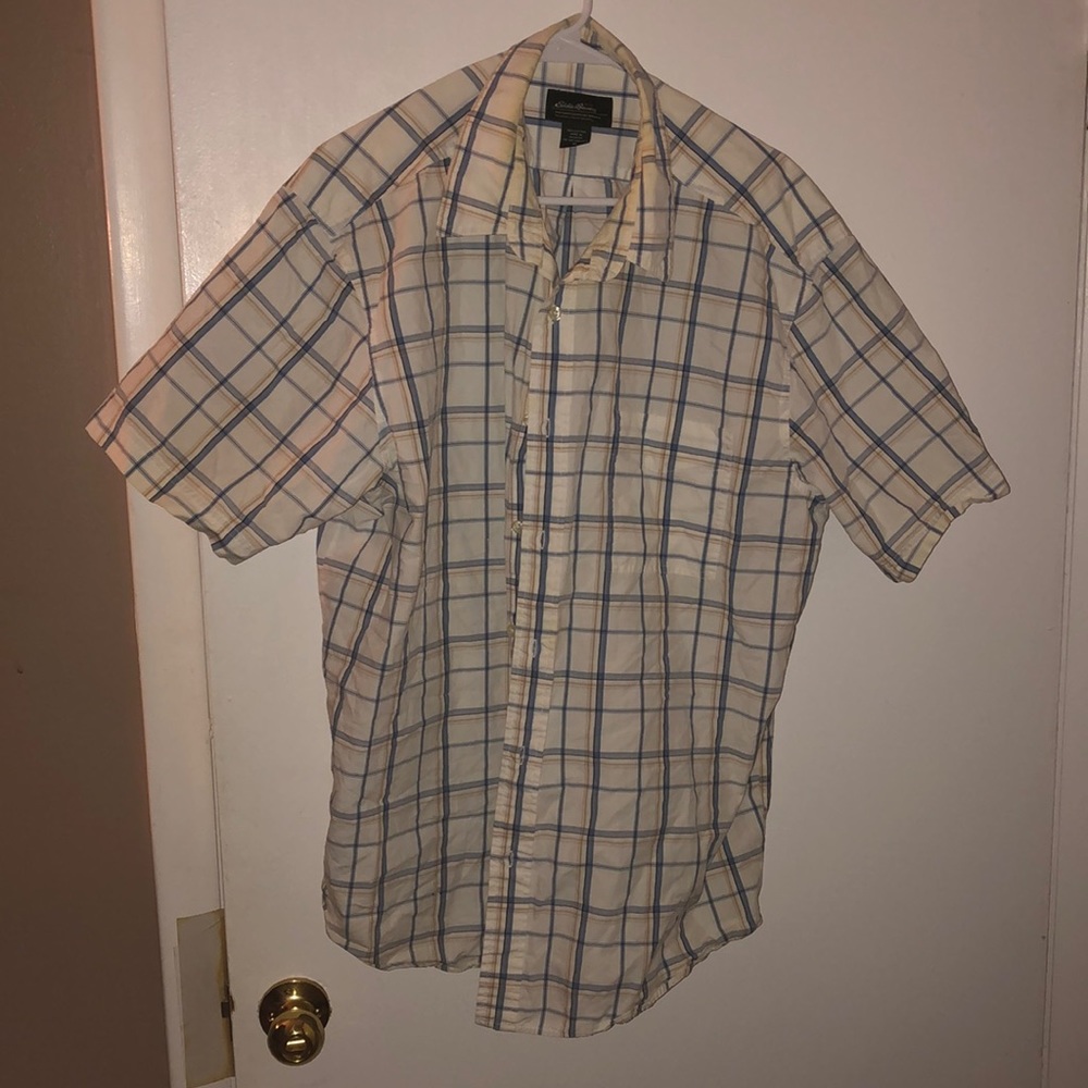 Eddie Bauer short sleeve button down shirt